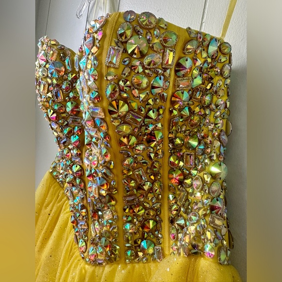 HENRIS CLOUD 9 Crystal Corset Homecoming Dress - Picture 10 of 17